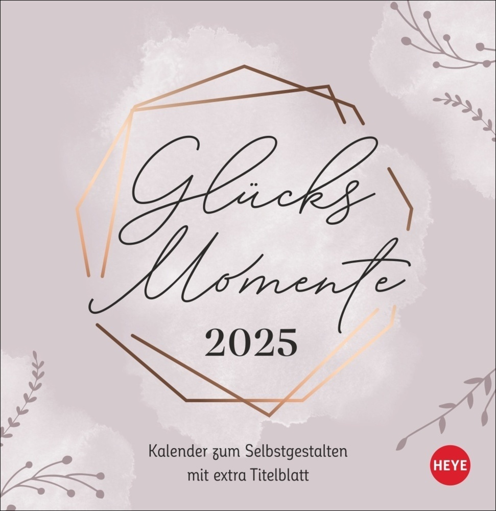 Cover: 9783756408528 | Kreativkalender zum Aufstellen Glücksmomente 2025 | Kalender | 14 S.