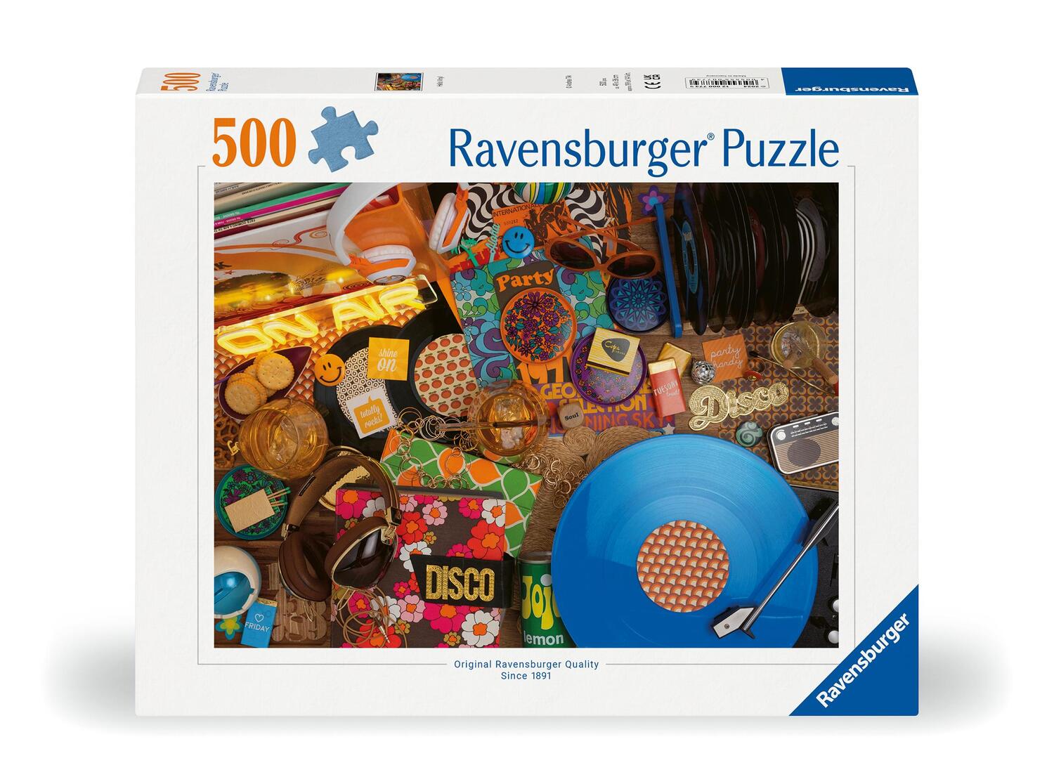 Cover: 4005555007739 | Ravensburger Puzzle 12000773 - Hallo Vinyl - 500 Teile Puzzle für...