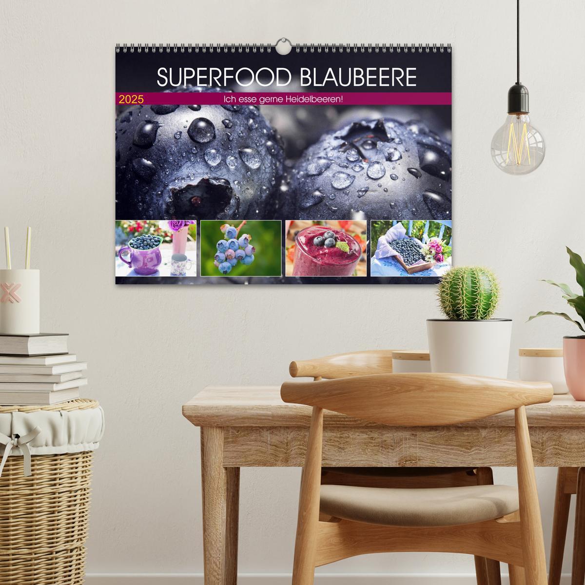 Bild: 9783435308866 | Superfood Blaubeere. Ich esse gerne Heidelbeeren! (Wandkalender...