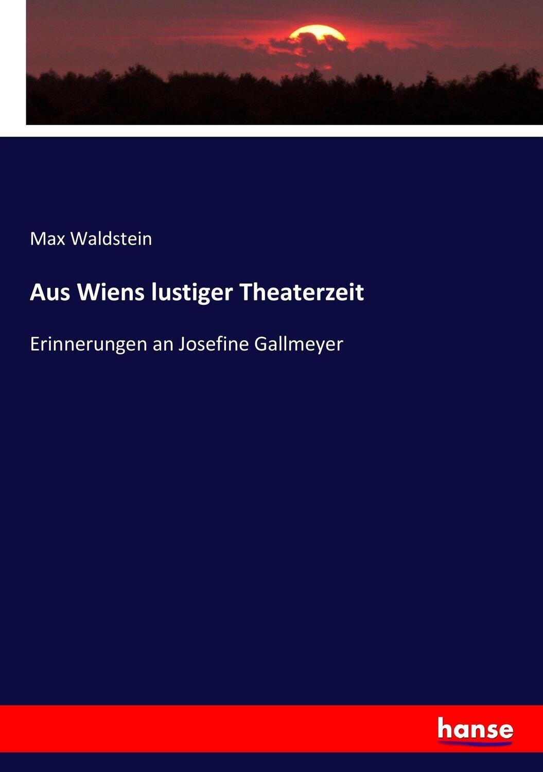 Cover: 9783744650434 | Aus Wiens lustiger Theaterzeit | Erinnerungen an Josefine Gallmeyer