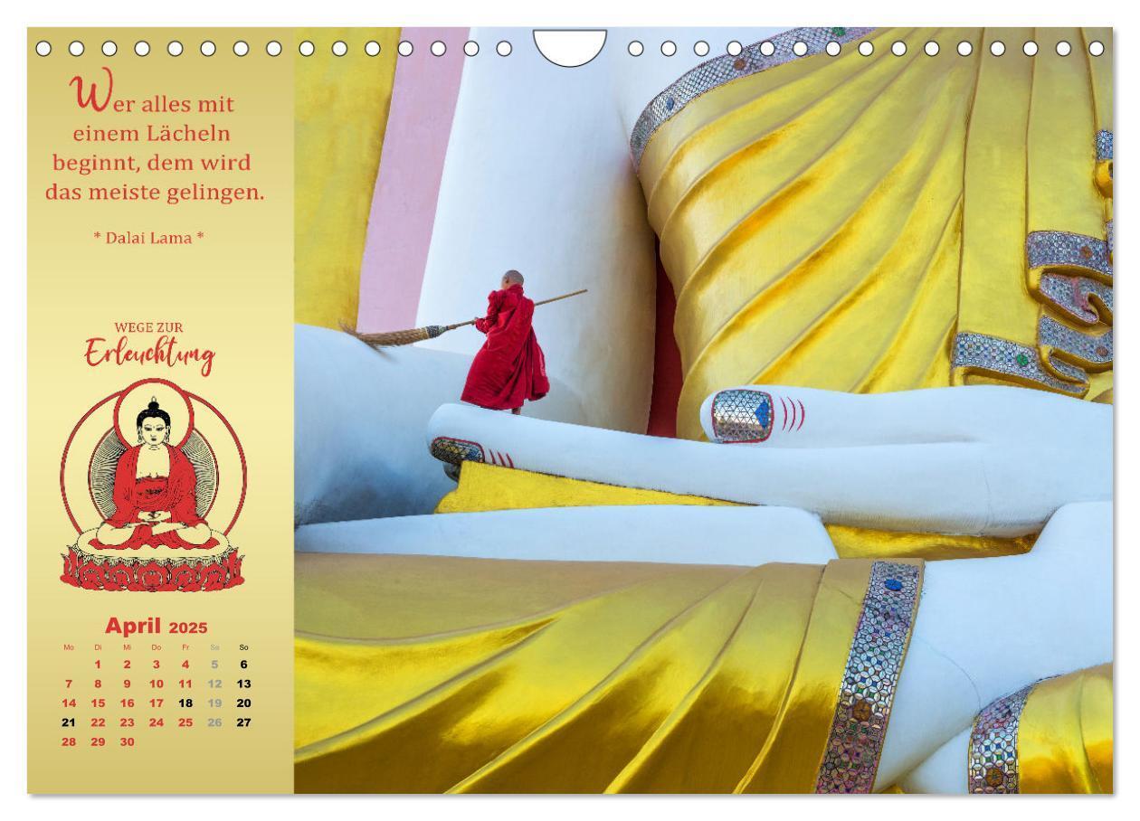 Bild: 9783383868450 | Buddhistische Weisheiten - Wege zur Erleuchtung (Wandkalender 2025...