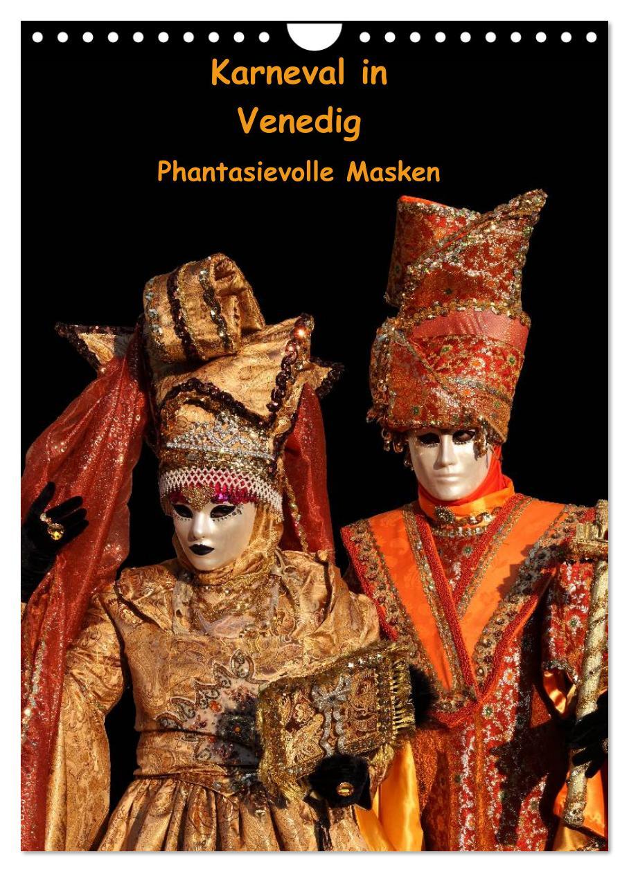 Cover: 9783457087596 | Karneval in Venedig - Phantasievolle Masken (Wandkalender 2025 DIN...