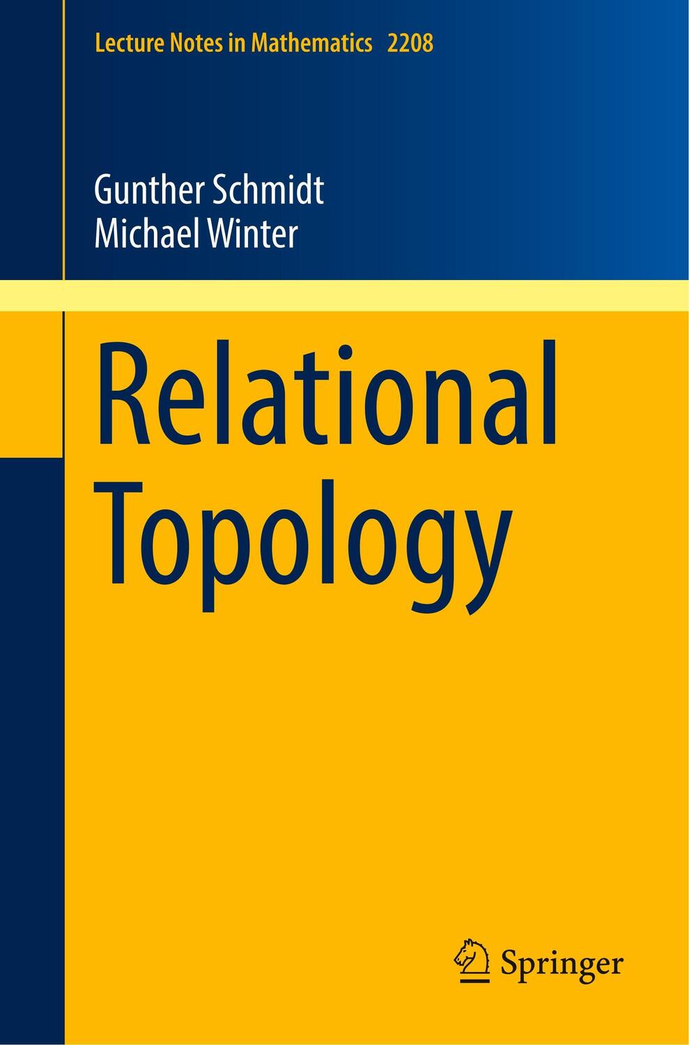 Cover: 9783319744506 | Relational Topology | Michael Winter (u. a.) | Taschenbuch | Paperback