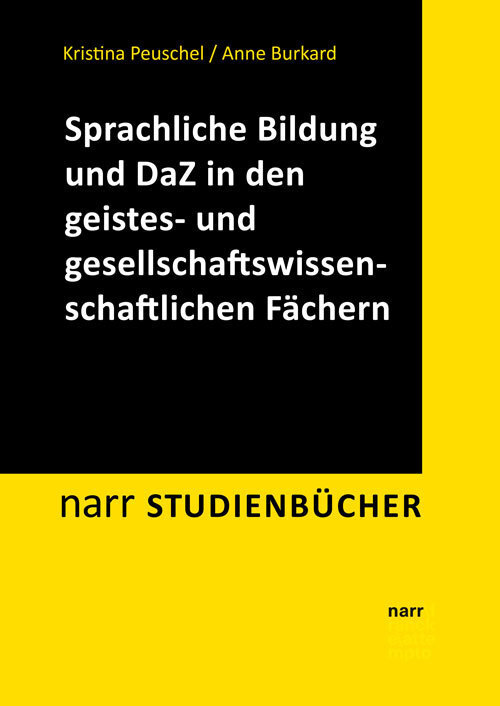 Cover: 9783823381679 | Sprachliche Bildung und Deutsch als Zweitsprache in den geistes-...
