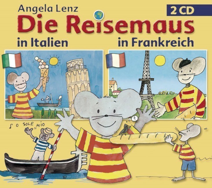 Cover: 4260209721380 | Die Reisemaus: Italien & Frankreich (2xCD) | Angela Lenz | Audio-CD