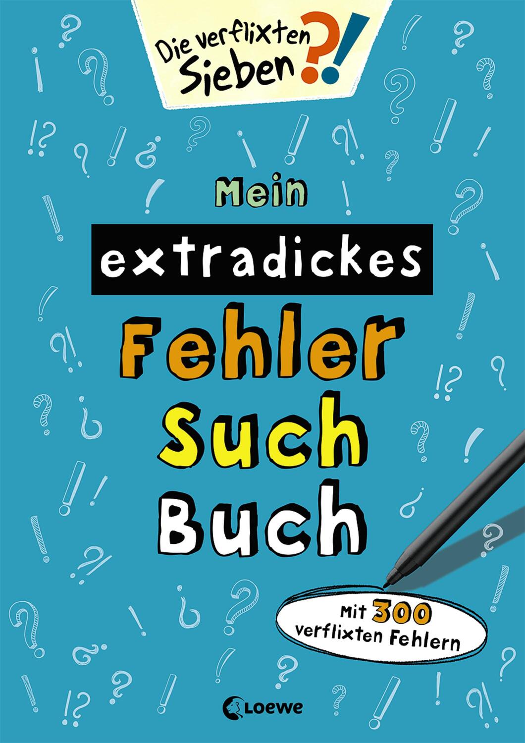 Cover: 9783743206052 | Mein extradickes Fehler-Such-Buch (petrol) | Taschenbuch | Deutsch