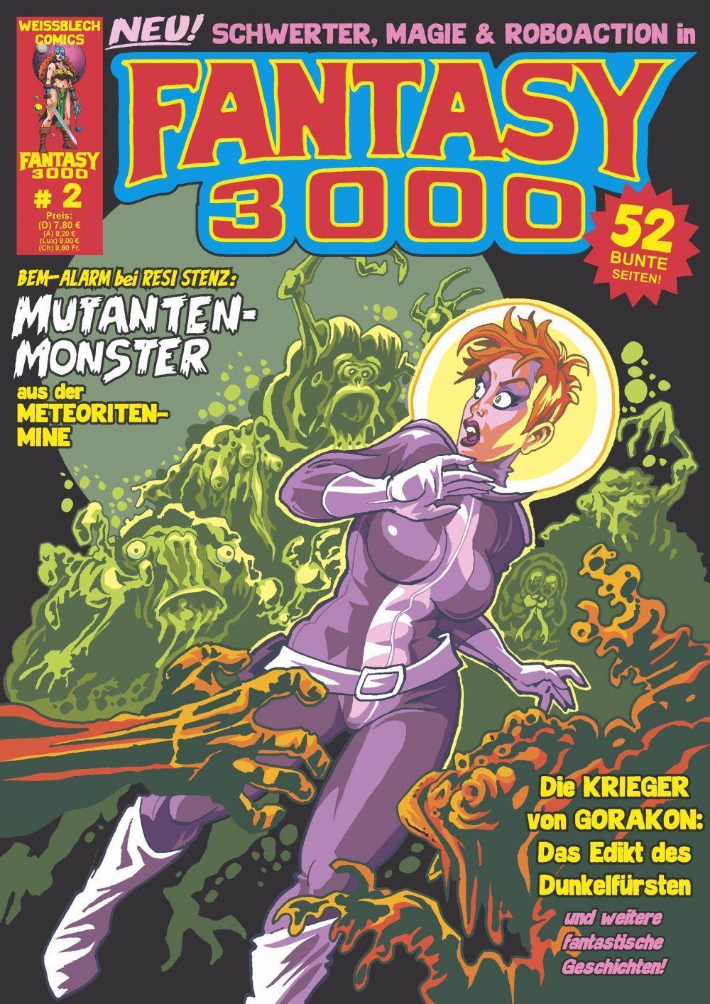 Cover: 9783869591261 | Fantasy 3000 Band 2 | Mutantenmonster aus der Meteoritenmine | Kurio