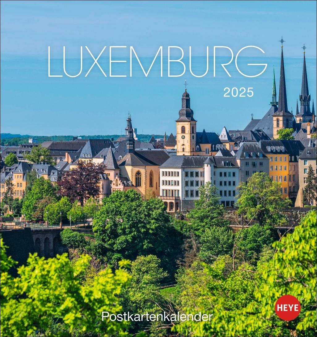 Cover: 9783756408696 | Luxemburg Postkartenkalender 2025 | Kalender | Postkartenkalender Heye