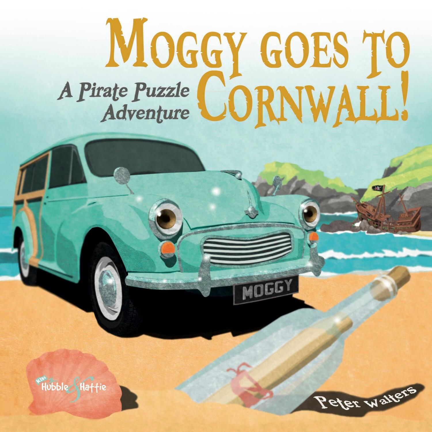 Cover: 9781787117730 | Moggy goes to Cornwall | A Pirate Puzzle Adventure | Peter Walters