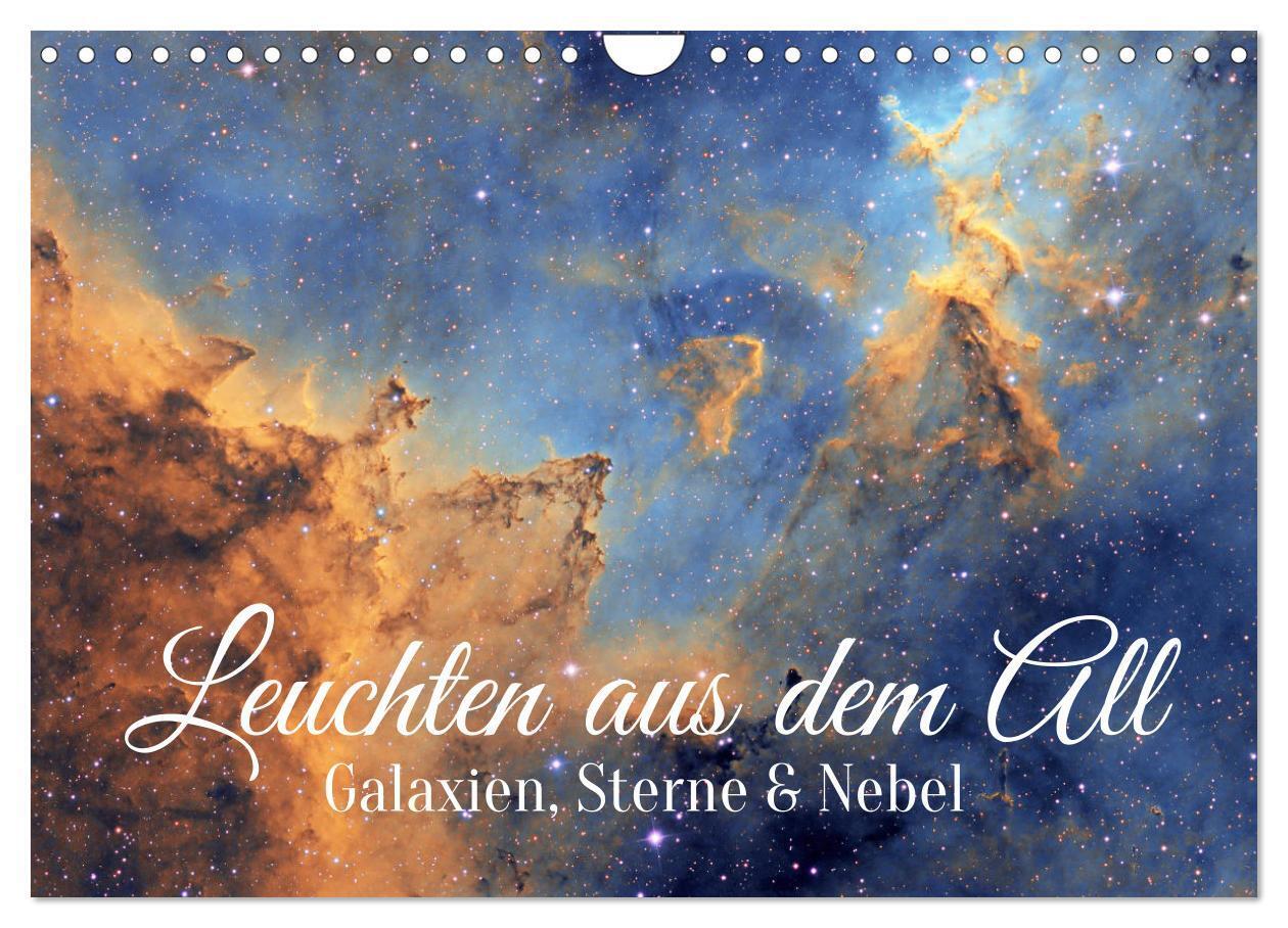 Cover: 9783435055609 | Galaxien, Sterne und Nebel: Leuchten aus dem All (Wandkalender 2025...