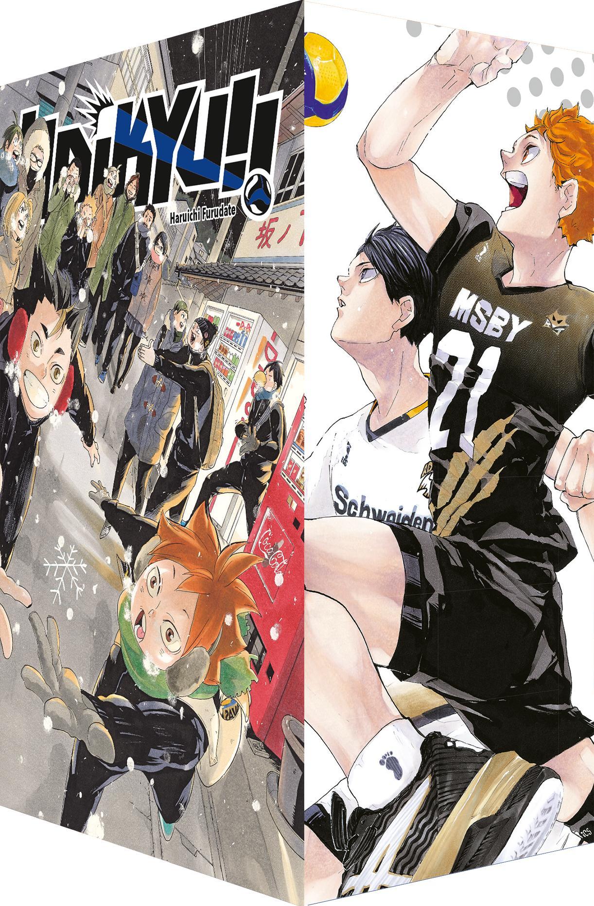 Cover: 9782889517411 | Haikyu!! Sammelbox 5 - Band 45 mit Sammelschuber | Haruichi Furudate