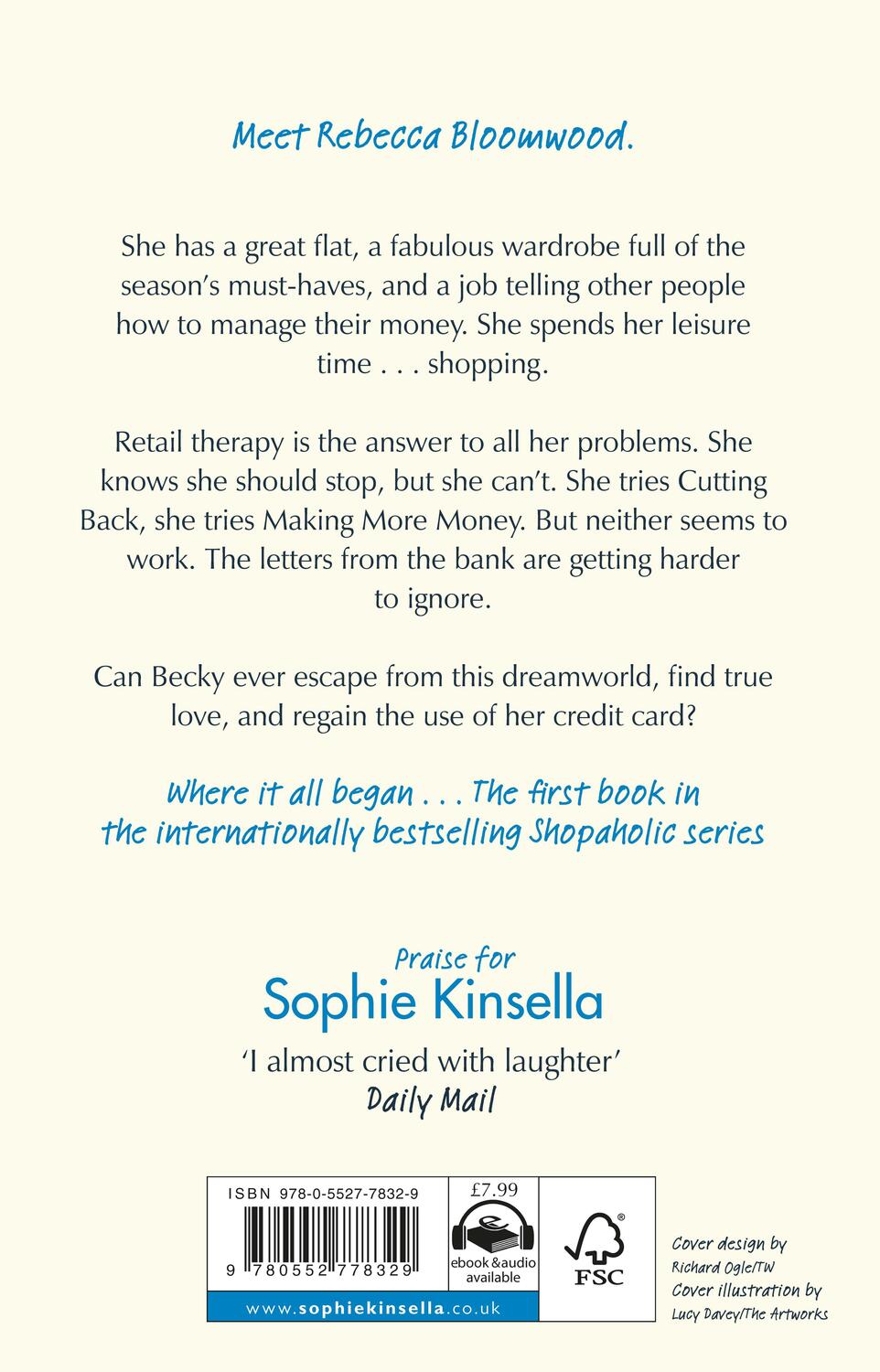 Rückseite: 9780552778329 | The Secret Dreamworld of a Shopaholic | (Shopaholic Book 1) | Kinsella