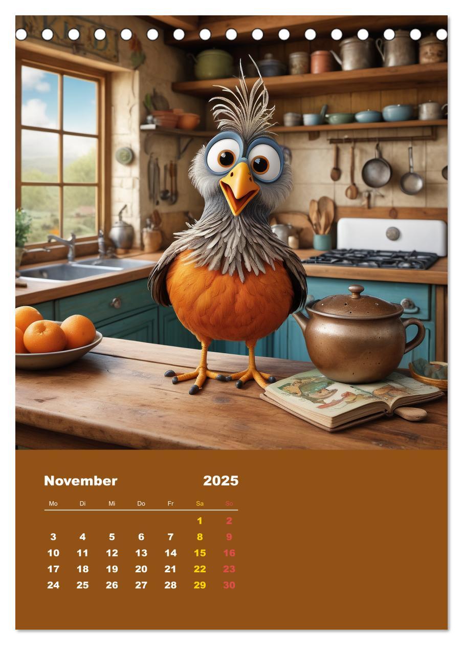 Bild: 9783457150344 | Diese schrägen Vögel (Tischkalender 2025 DIN A5 hoch), CALVENDO...