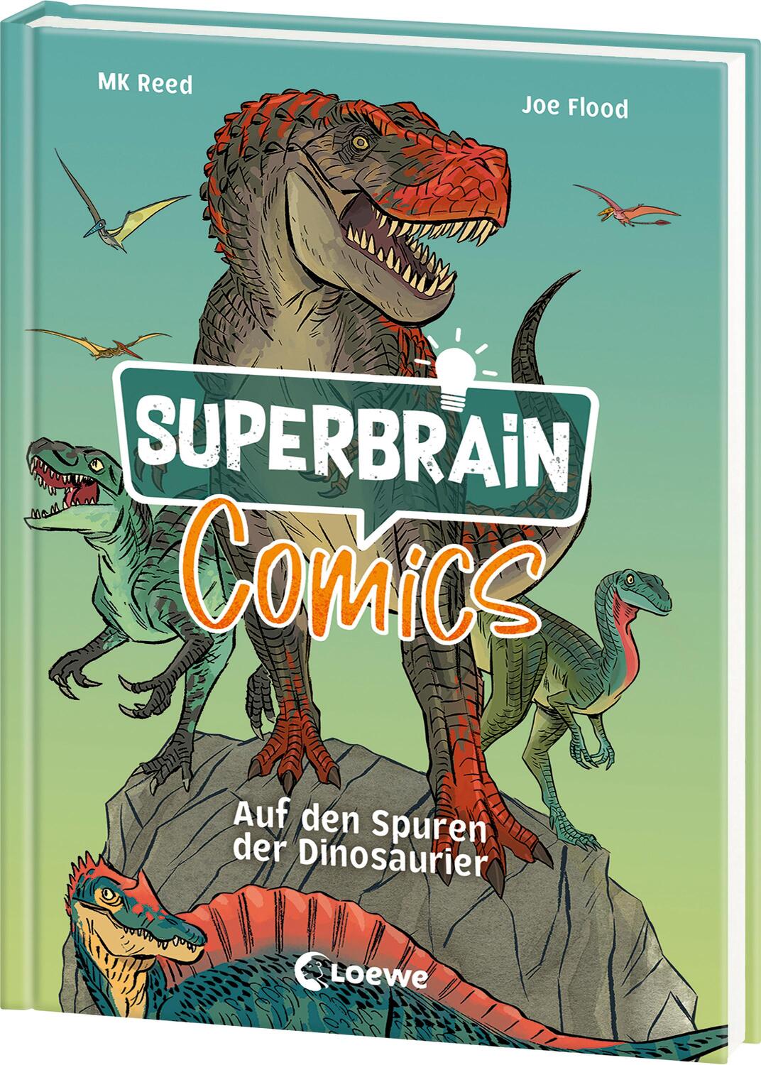 Cover: 9783743218017 | Superbrain-Comics - Auf den Spuren der Dinosaurier | Mk Reed | Buch