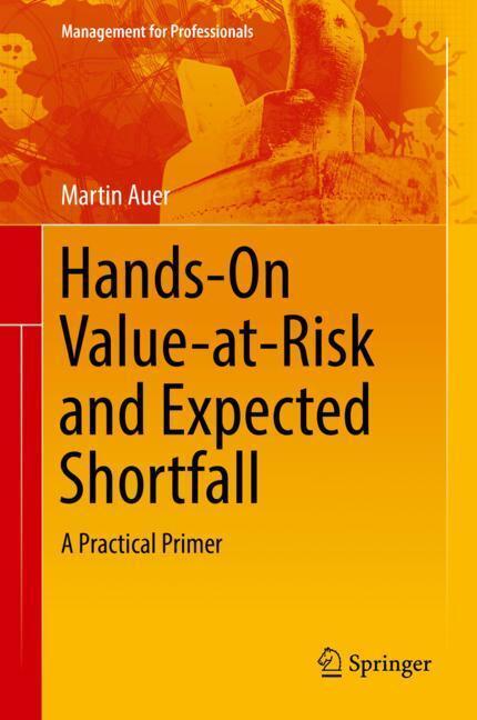 Cover: 9783319723198 | Hands-On Value-at-Risk and Expected Shortfall | A Practical Primer