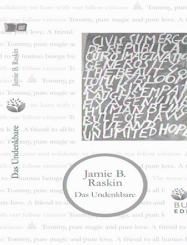 Cover: 9783949379093 | Das Undenkbare | Jamie Raskin | Buch | Deutsch | 2023 | BUXUS EDITION