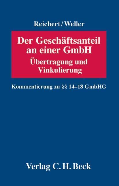 Cover: 9783406551765 | Der GmbH-Geschäftsanteil | Jochem/Weller, Marc-Philippe Reichert