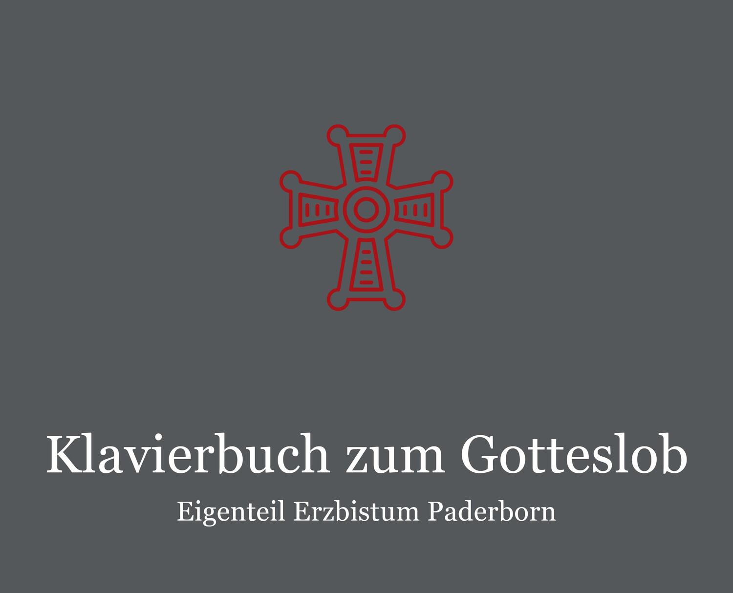 Cover: 9783897105829 | Klavierbuch zum Gotteslob - Eigenteil Erzbistum Paderborn | Paderborn