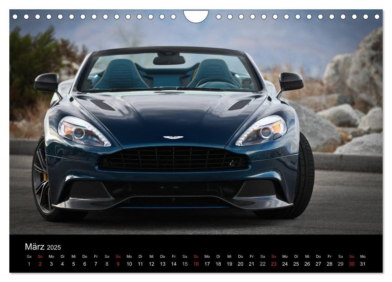 Bild: 9783435762972 | Aston Martin Vanquish Volante (Wandkalender 2025 DIN A4 quer),...