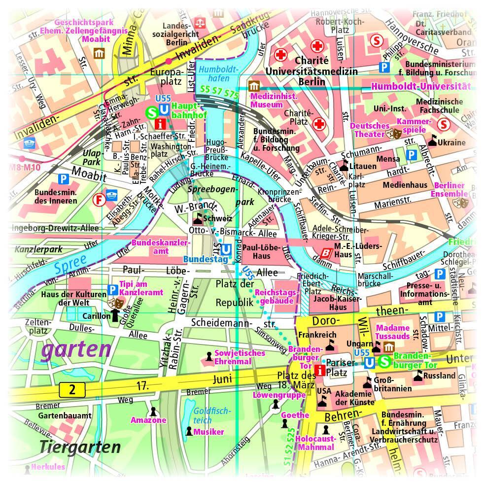 Bild: 9783961322015 | Berlin. Innenstadtplan 1:18 000 | (Land-)Karte | Deutsch | 2017