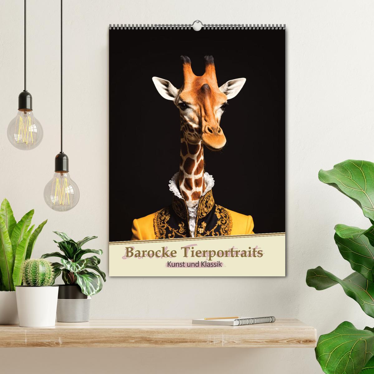 Bild: 9783383801747 | Barocke Tierportraits - Kunst und Klassik (Wandkalender 2025 DIN A2...