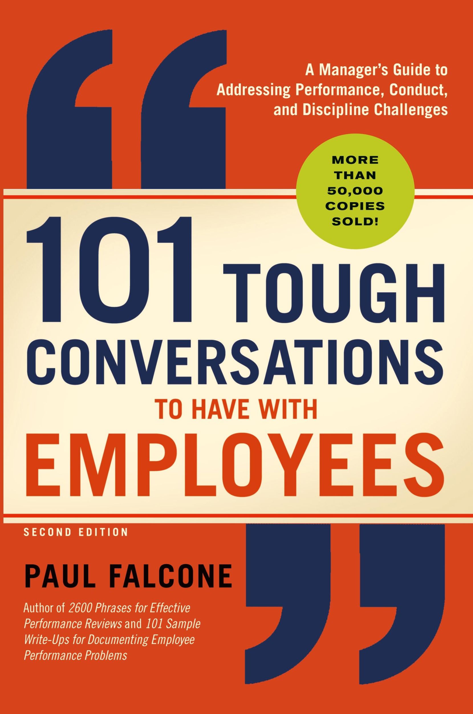 Cover: 9781400212019 | 101 Tough Conversations to Have with Employees | Paul Falcone | Buch