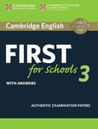 Cover: 9781108433785 | Cambridge English First for Schools 3 Student's Book with Answers
