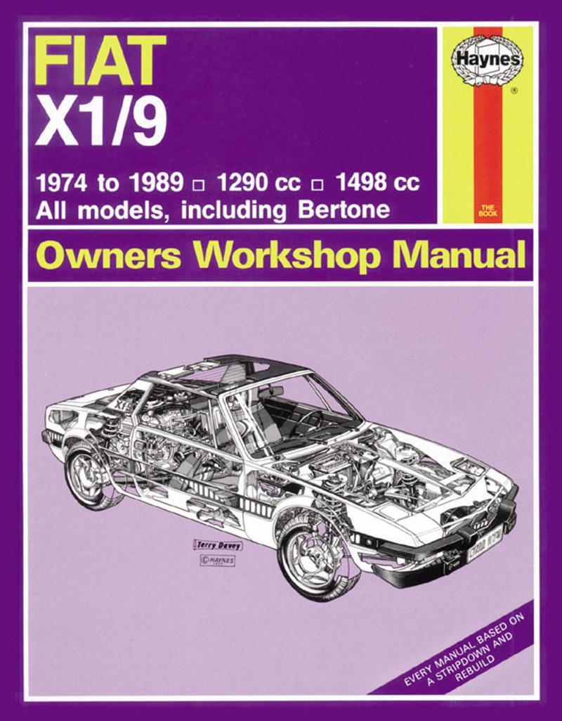 Cover: 9780857337344 | Fiat X1/9 (74 - 89) Haynes Repair Manual | Haynes Publishing | Buch