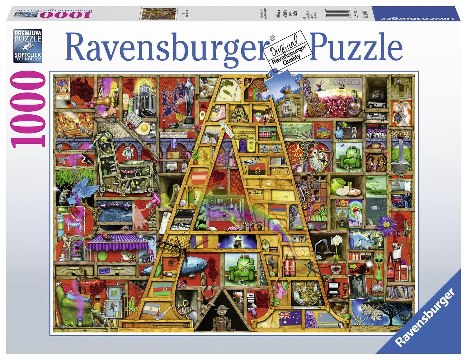 Cover: 4005556198917 | Awesome Alphabet "A". Puzzle 1000 Teile | Ravensburger | Spiel | 2020