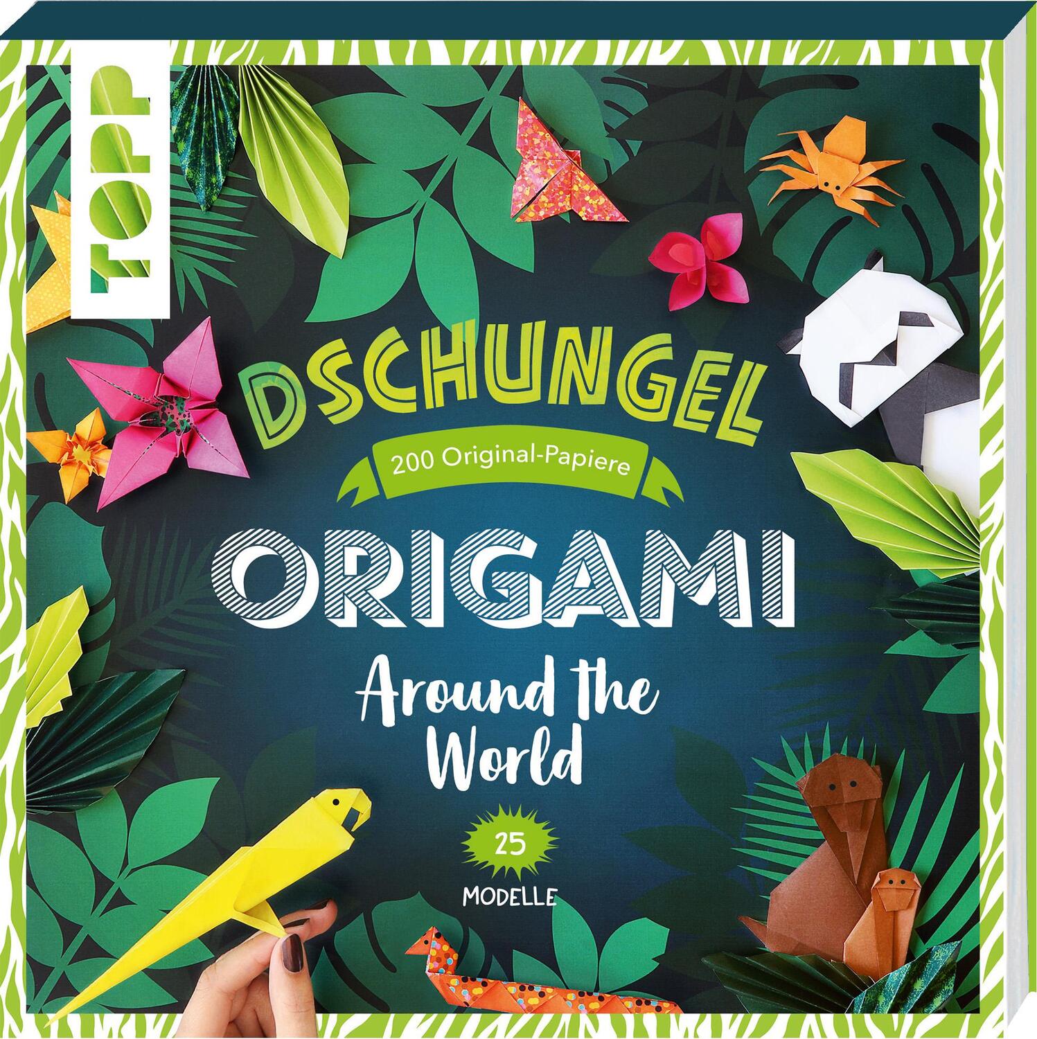Cover: 9783735851550 | Origami Around the World - Dschungel | Joséphine Cormier | Taschenbuch