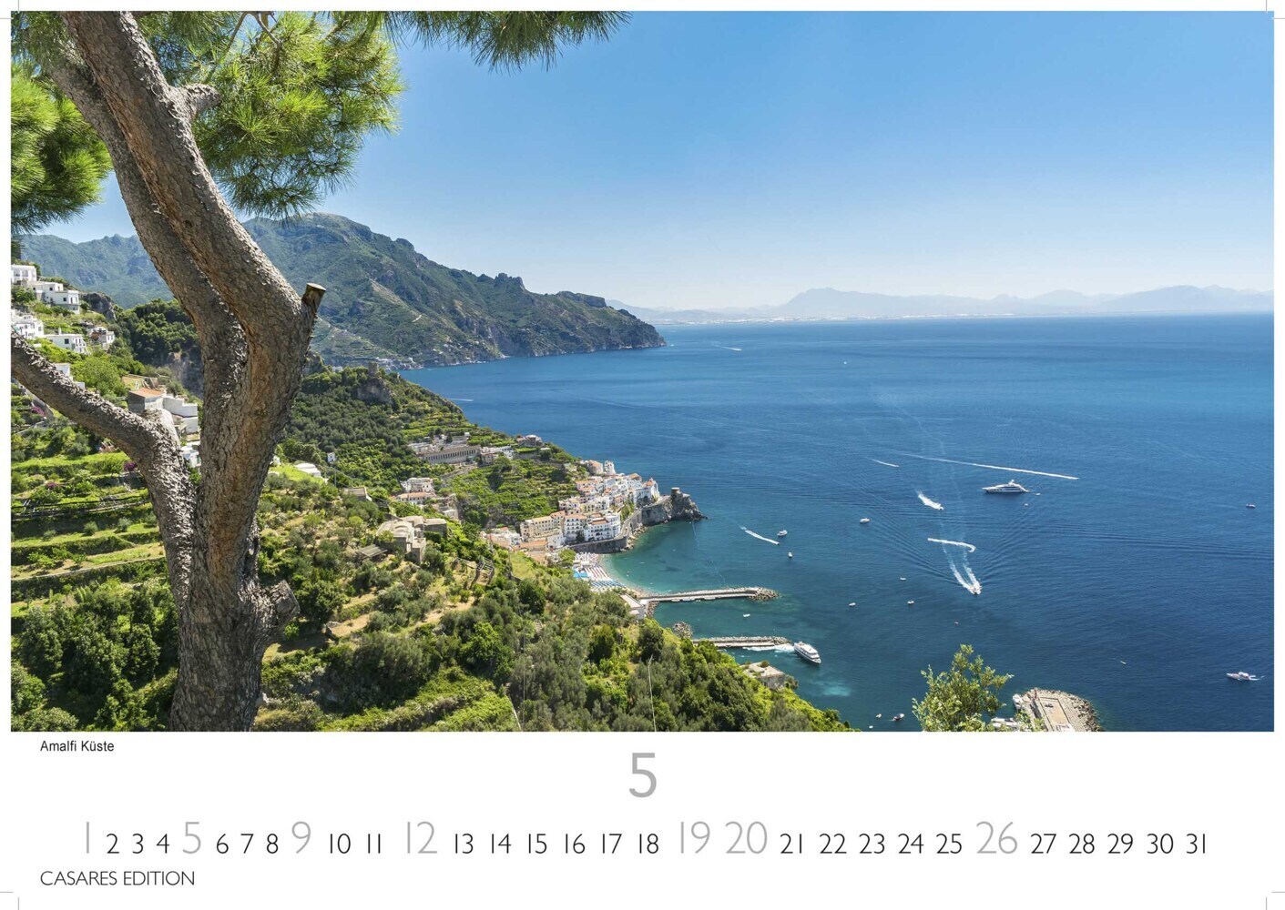 Bild: 9789918621750 | Golf von Neapel 2024 S 24x35cm | Amalfi, Capri, Ischia | Kalender