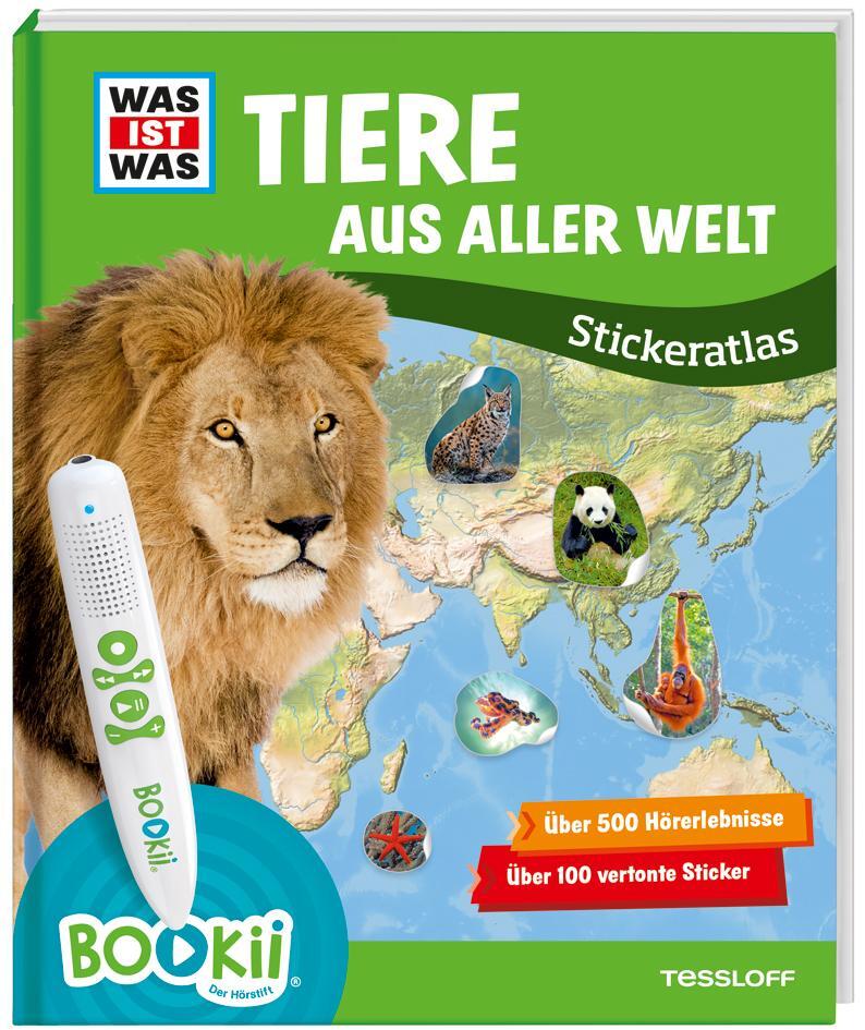 Cover: 9783788675370 | BOOKii® WAS IST WAS Stickeratlas Tiere aus aller Welt | Buch | Deutsch