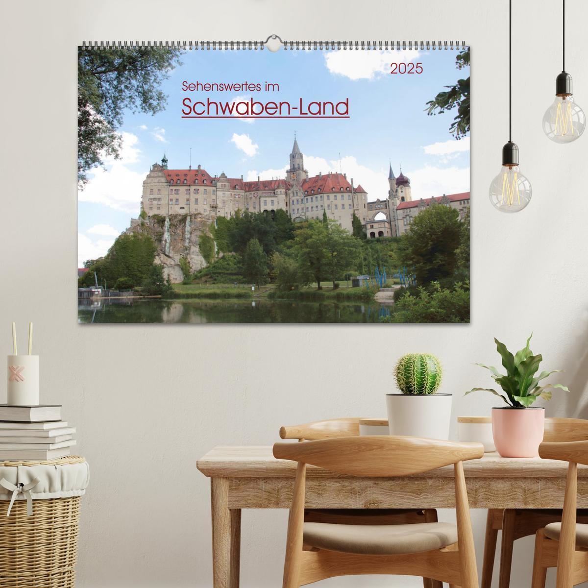 Bild: 9783435294190 | Sehenswertes im Schwaben-Land (Wandkalender 2025 DIN A2 quer),...