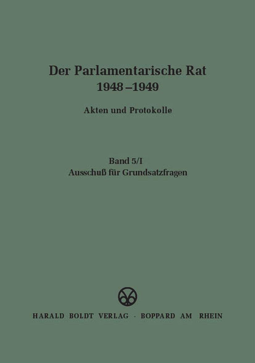 Cover: 9783486419252 | Ausschuß für Grundsatzfragen | Wolfram Werner (u. a.) | Buch | Deutsch