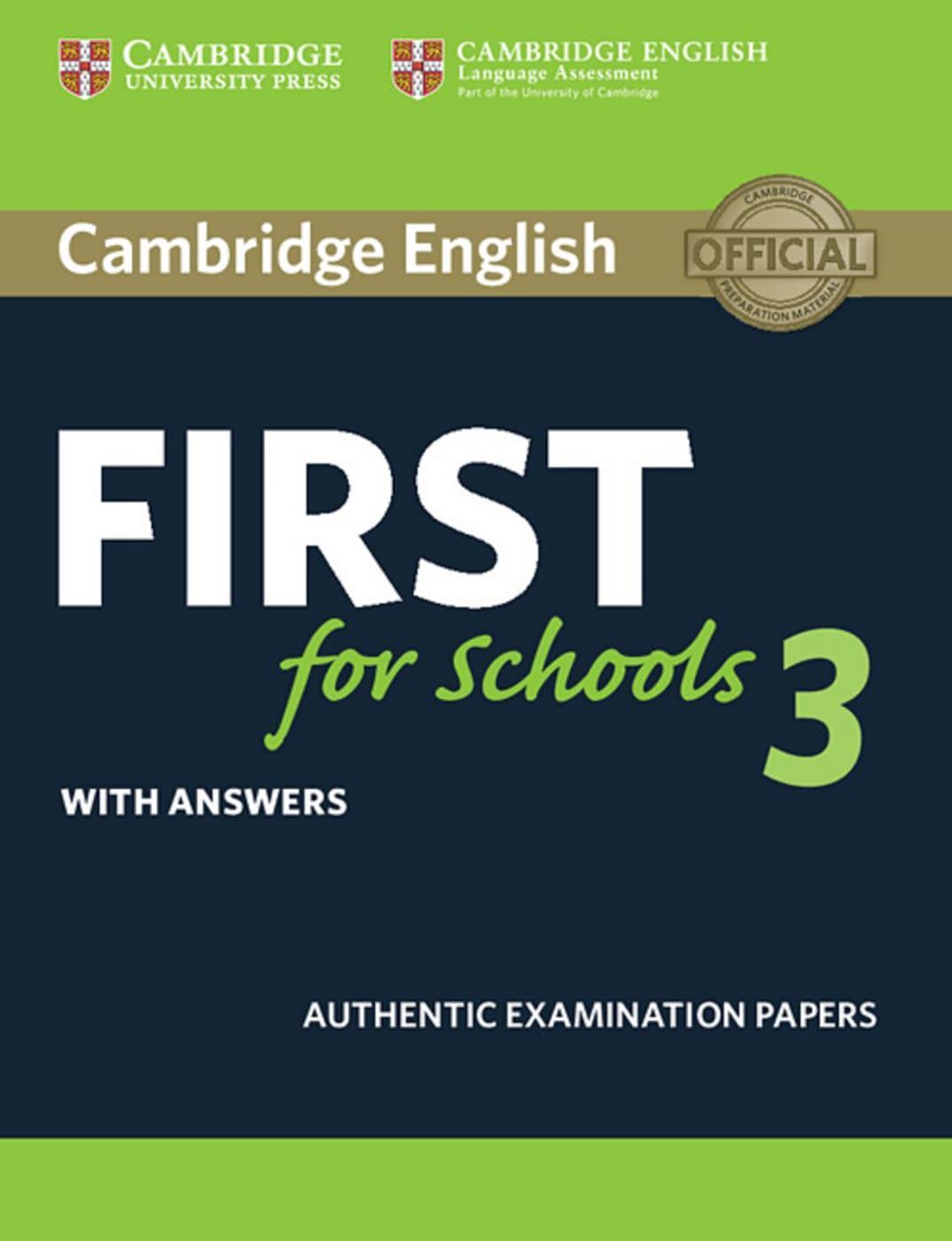 Cover: 9783125352179 | Cambridge English First for Schools 3. Student's Book with answers