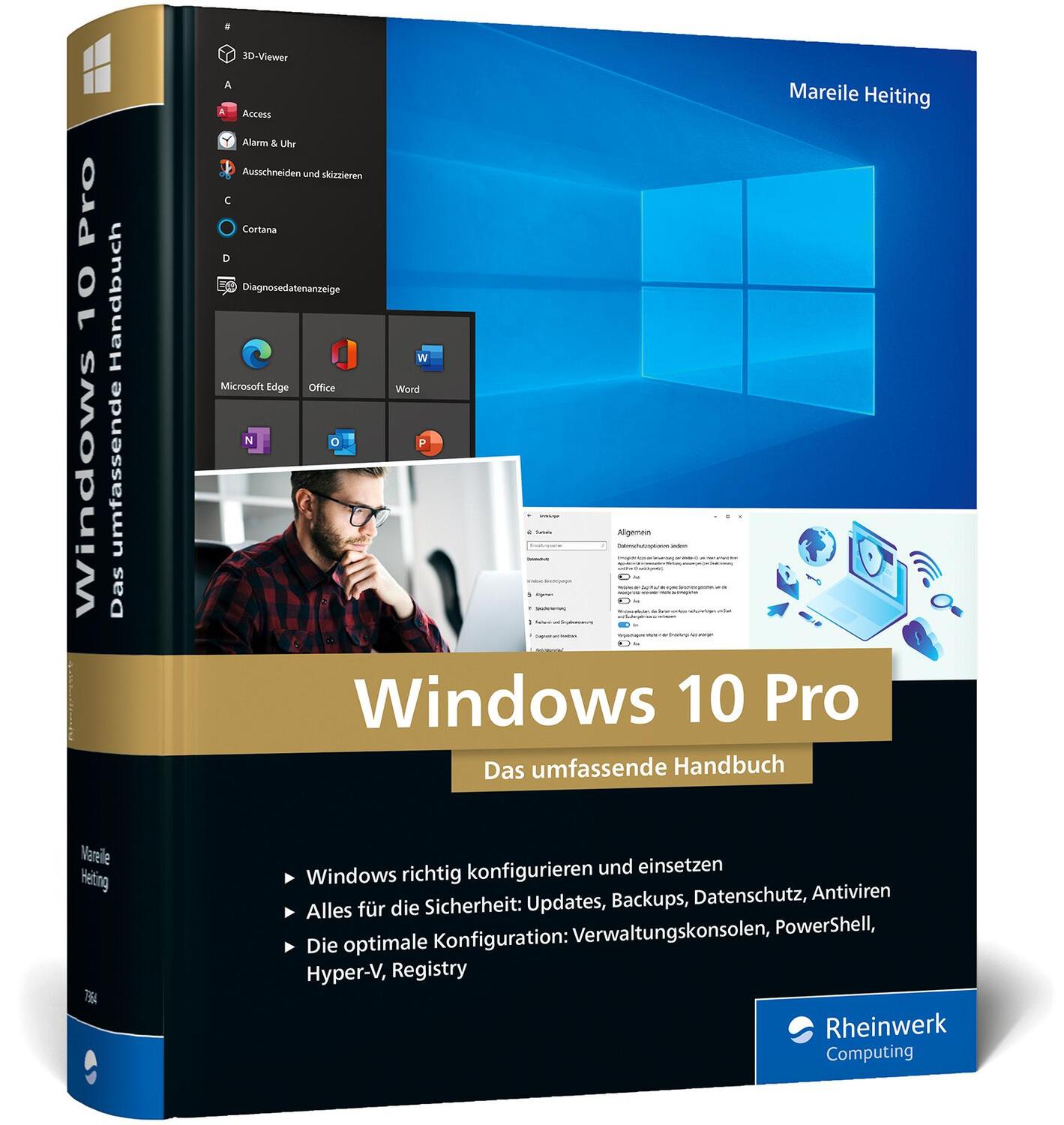 Cover: 9783836273640 | Windows 10 Pro | Mareile Heiting | Buch | Rheinwerk Computing | 966 S.