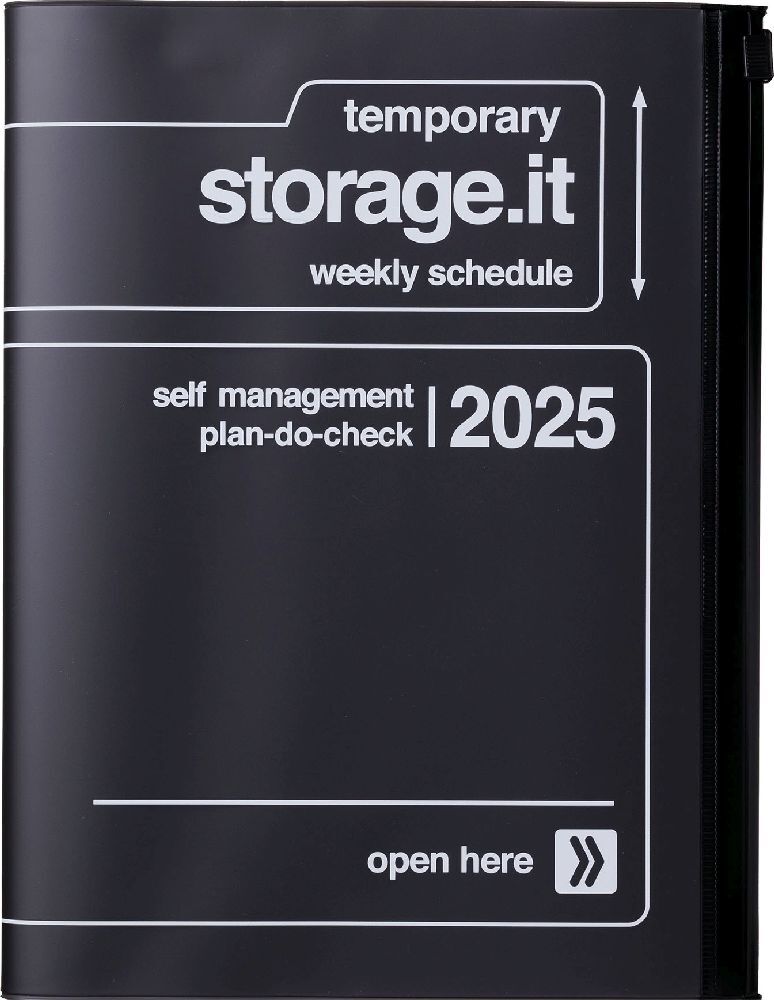 Cover: 4550045127805 | MARK'S 2024/2025 Taschenkalender A5 vertikal, Storage it, Black | Inc