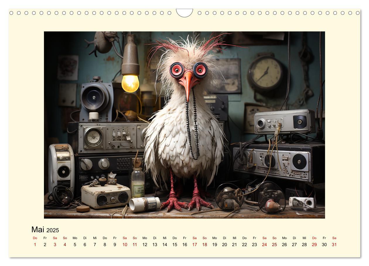 Bild: 9783383866111 | Verrückte Hühner (Wandkalender 2025 DIN A3 quer), CALVENDO...