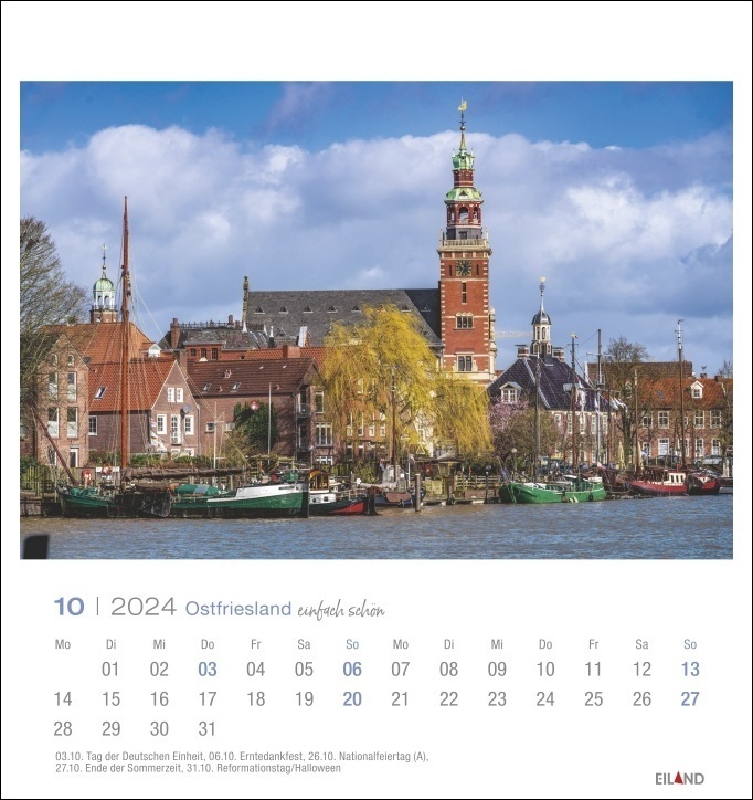 Bild: 9783964022806 | Ostfriesland einfach schön Postkartenkalender 2024. Schafe,...