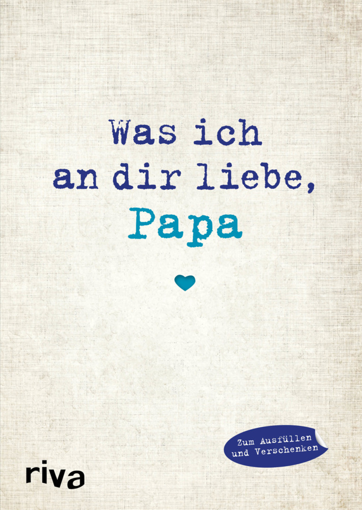 Cover: 9783868838695 | Was ich an dir liebe, Papa | Alexandra Reinwarth | Buch | Deutsch