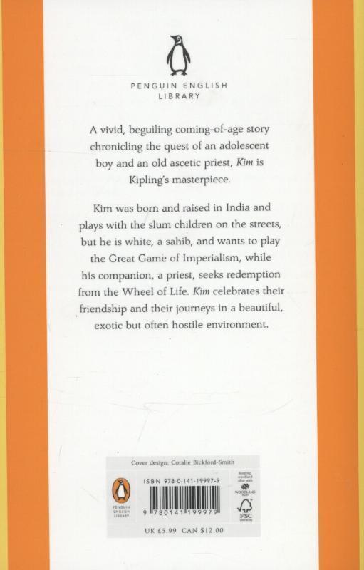 Rückseite: 9780141199979 | Kim | Rudyard Kipling | Taschenbuch | Penguin English Library | 2012