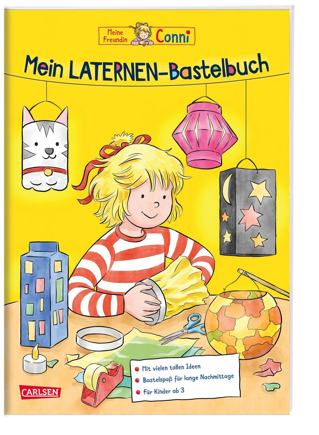 Cover: 9783551191496 | Conni Gelbe Reihe (Beschäftigungsbuch): Mein Laternen-Bastelbuch