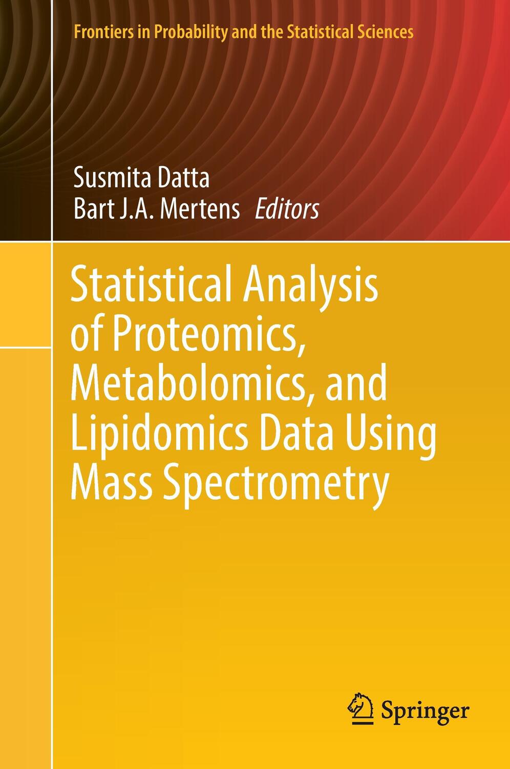 Cover: 9783319458076 | Statistical Analysis of Proteomics, Metabolomics, and Lipidomics...