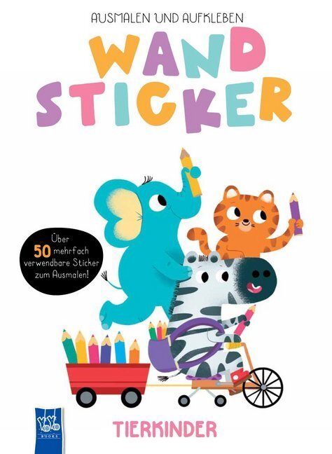 Cover: 9789463781336 | Wandsticker - Tierkinder | Taschenbuch | 2019 | YoYo Books