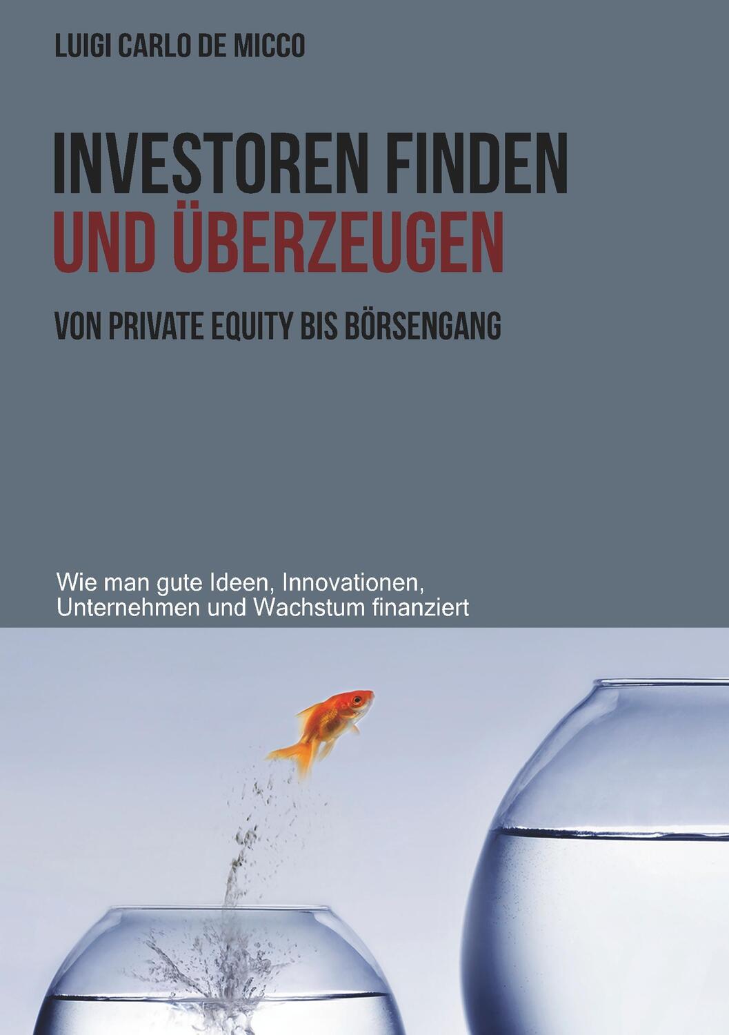 Cover: 9783842375710 | Investoren finden und überzeugen | Luigi Carlo De Micco | Taschenbuch