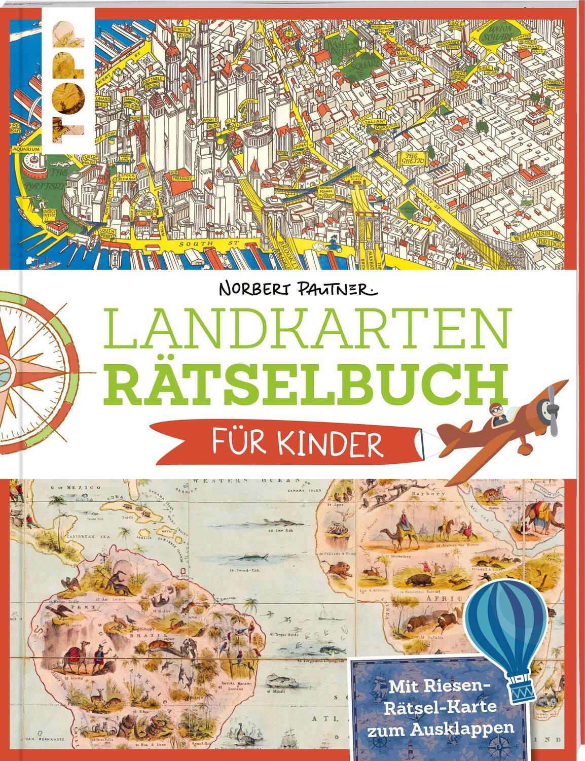 Cover: 9783772443954 | Landkartenrätselbuch für Kinder | Norbert Pautner | Taschenbuch | 2021