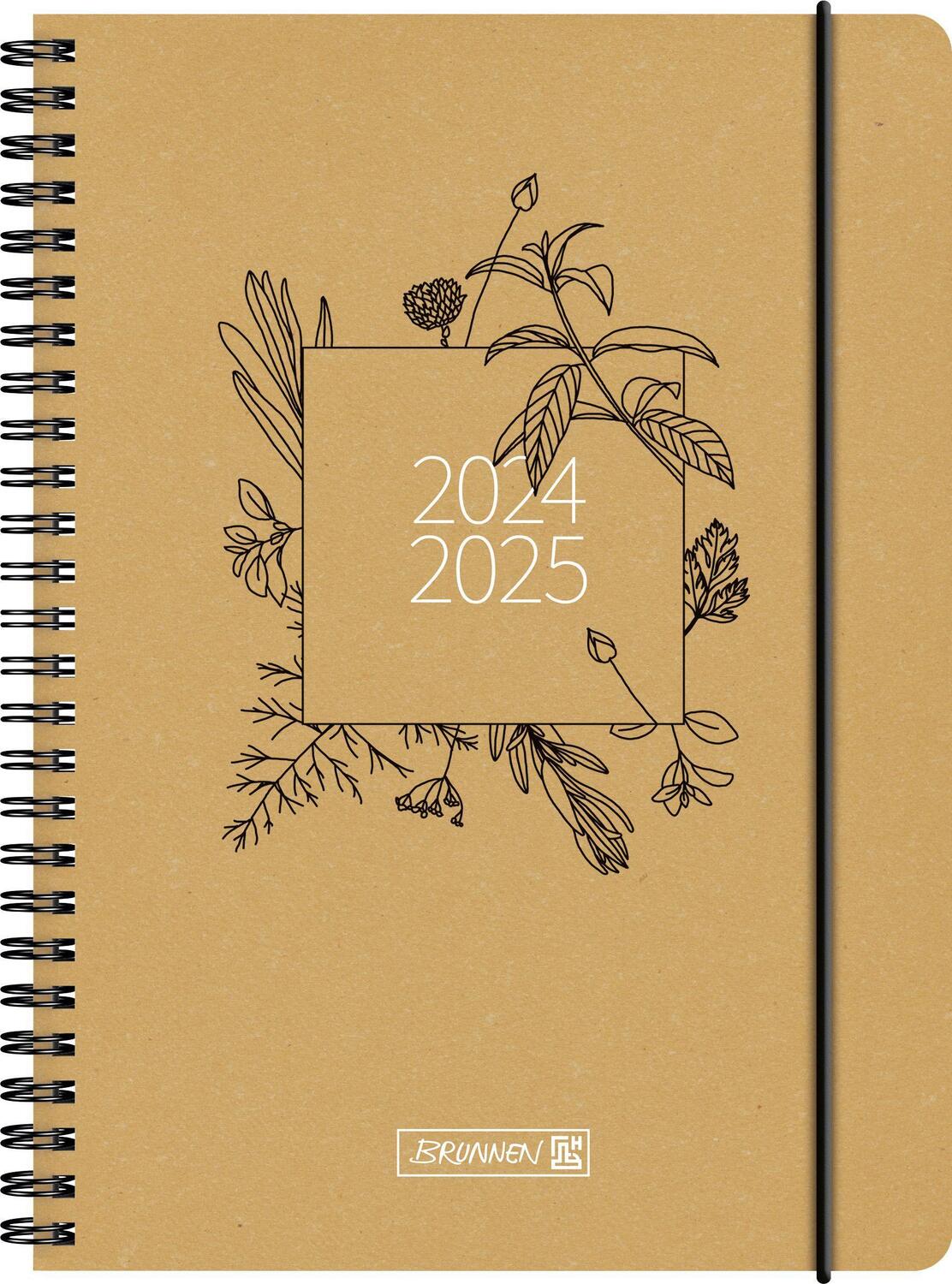 Cover: 4061947119664 | Schülerkalender 2024/2025 "Ecoflower", 2 Seiten = 1 Woche, A5, 208...