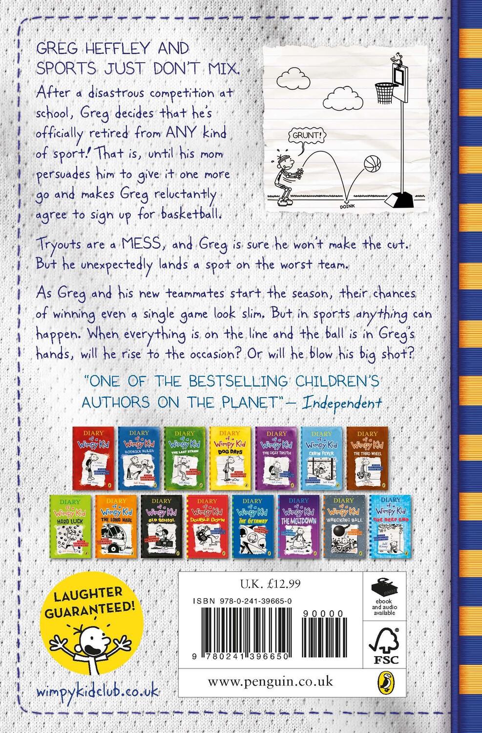 Rückseite: 9780241396650 | Diary of a Wimpy Kid: Big Shot (Book 16) | Jeff Kinney | Buch | 2021