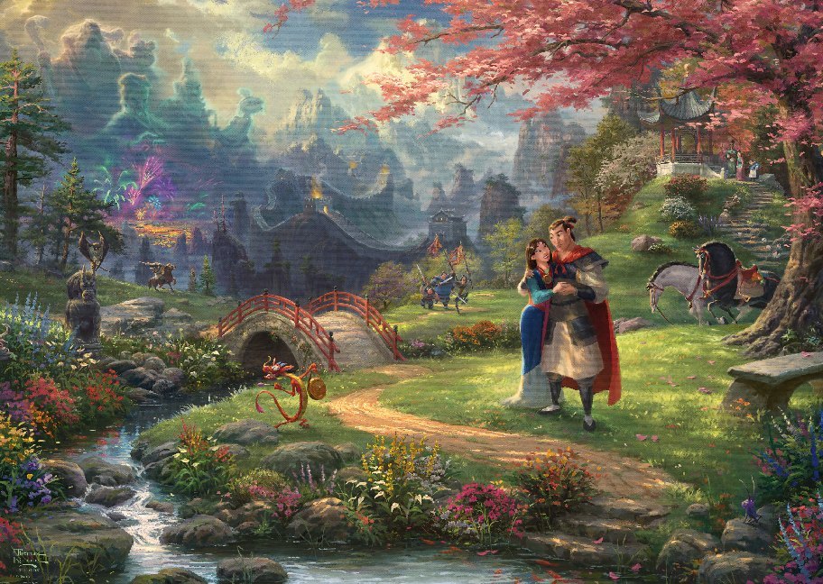 Bild: 4001504596729 | Disney, Mulan (Puzzle) | Thomas Kinkade | Spiel | In Spielebox | 59672