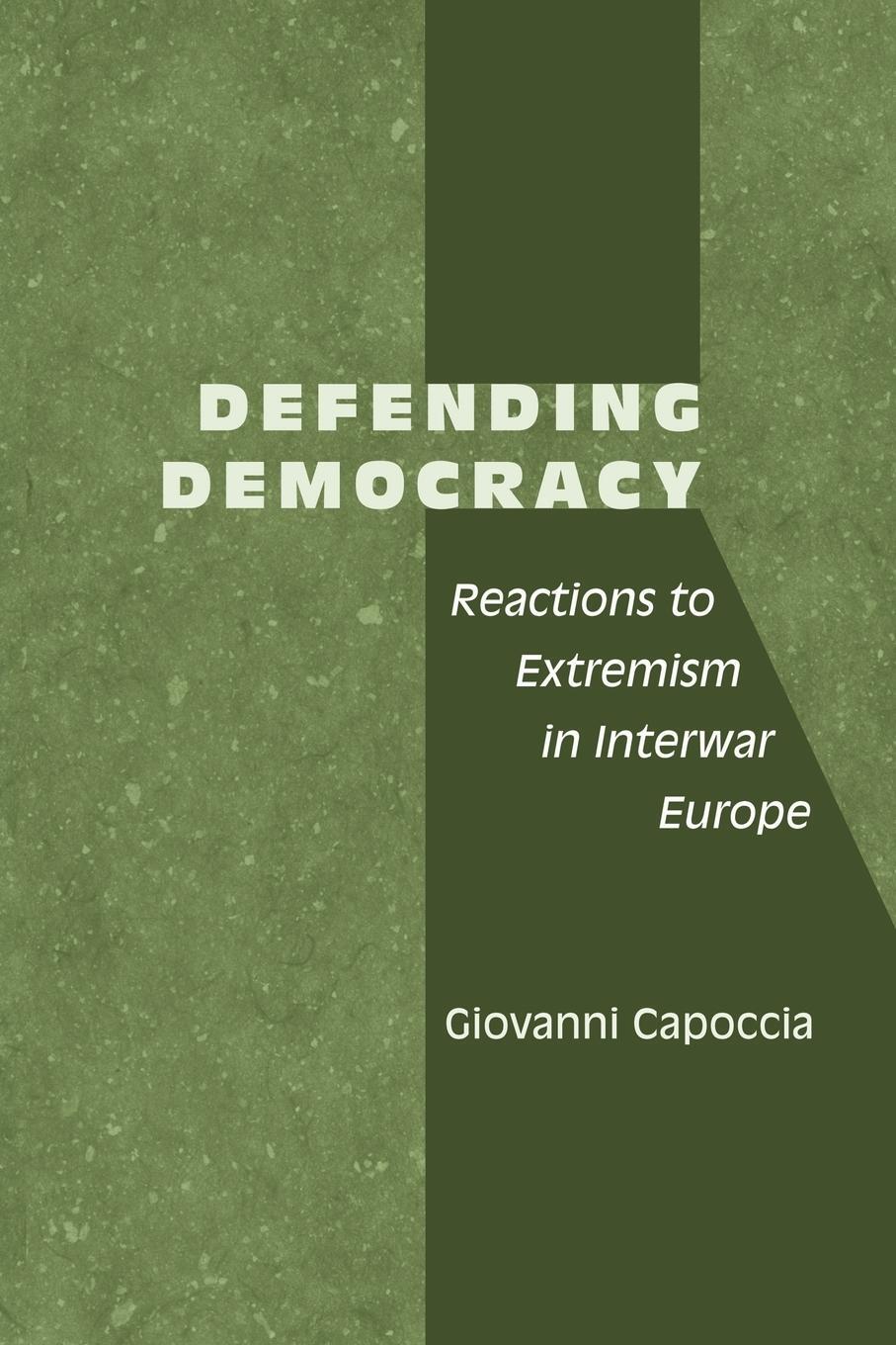 Cover: 9780801887550 | Defending Democracy | Reactions to Extremism in Interwar Europe | Buch